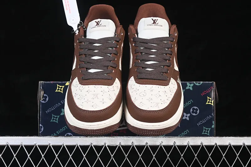 All Categories Nk Air Force 1 Air Force Series Nk Air Force 1 Low Air Force Low Nike Air Force 1'07 Low Joint Brown Cheese Print Air Force One Low Casual Shoes DF0188-127